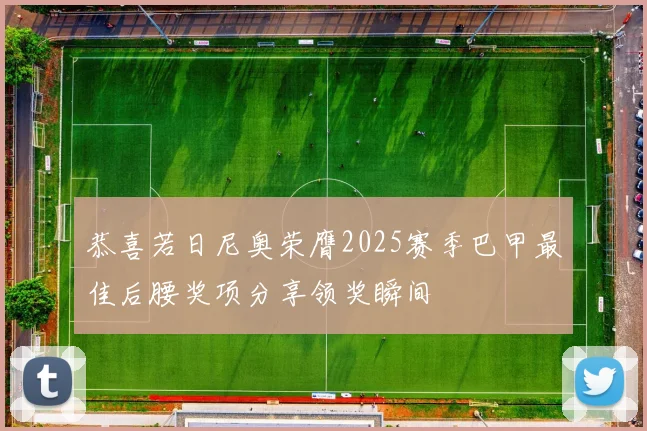 恭喜若日尼奥荣膺2025赛季巴甲最佳后腰奖项分享领奖瞬间